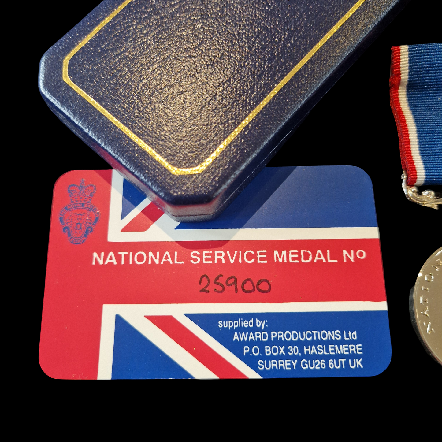 National Service Commemorative Medal – UK Armed Forces – Full Size