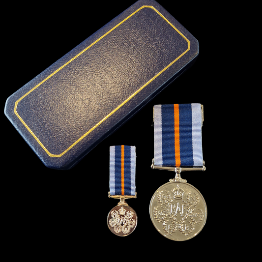 Bomber Command Medal – Full-Size & Miniature Pair in Box