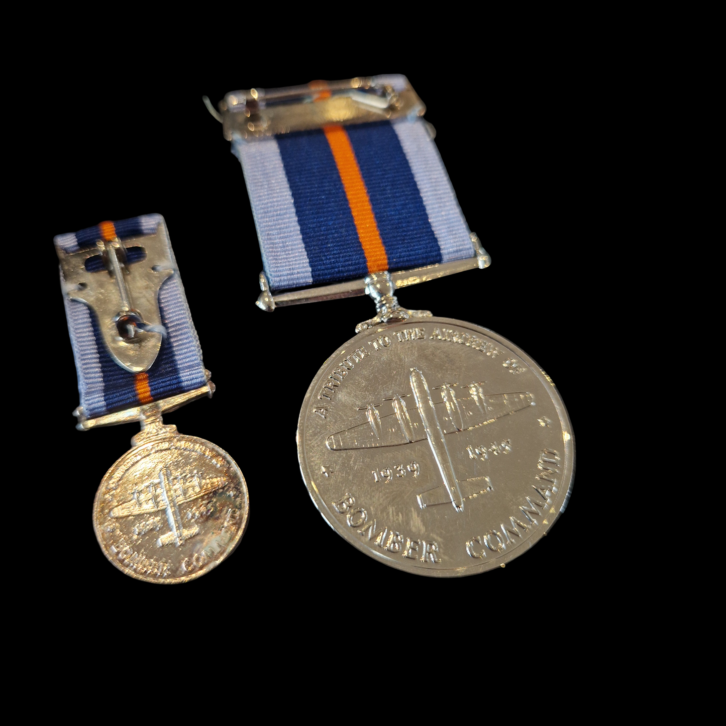Bomber Command Medal – Full-Size & Miniature Pair in Box