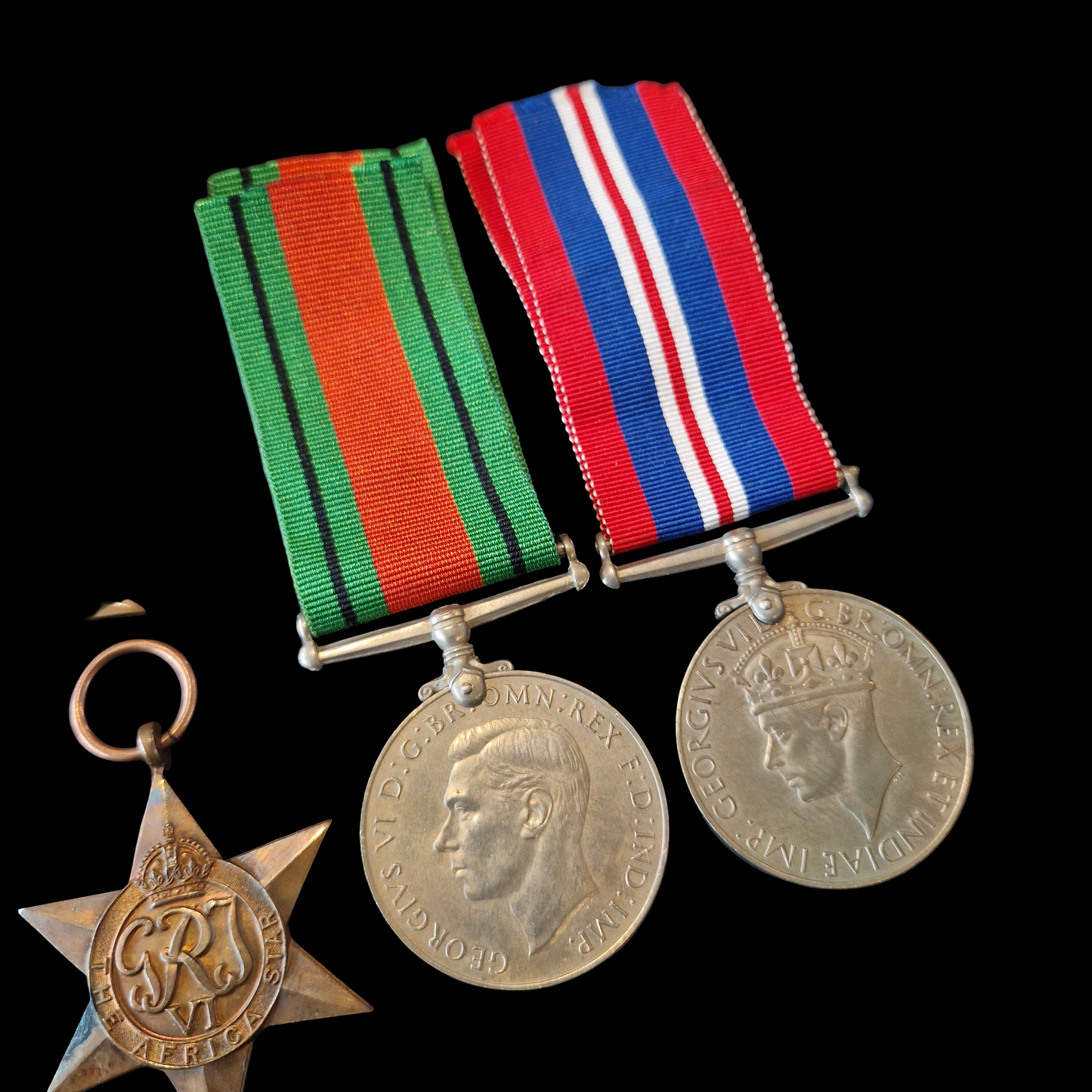 WW2 British Medal Group Later Issue Africa Italy France & Germany Star
