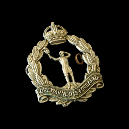 WW2 Royal Observer Corps ROC Cap Badge - Genuine WWII British Army Insignia
