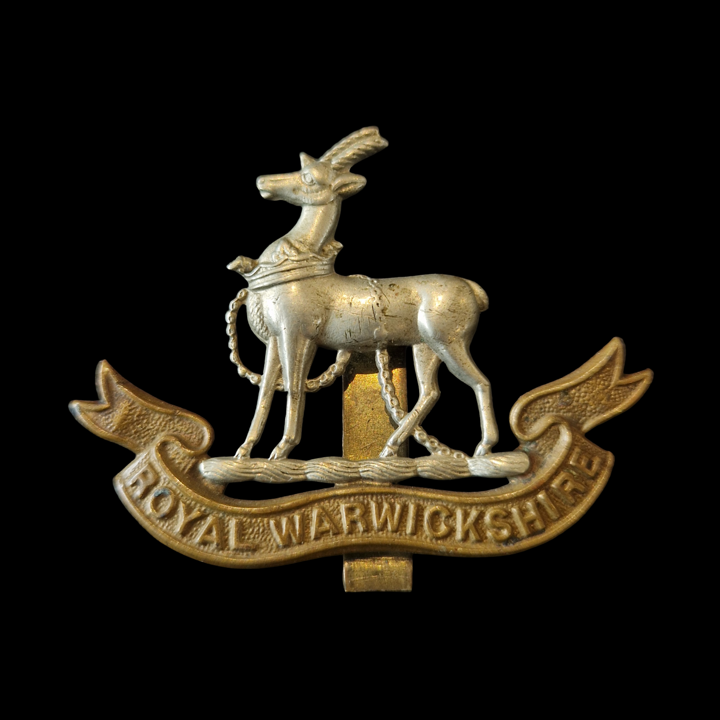 WW1 Royal Warwickshire Regiment Cap Badge – Genuine British Great War Insignia