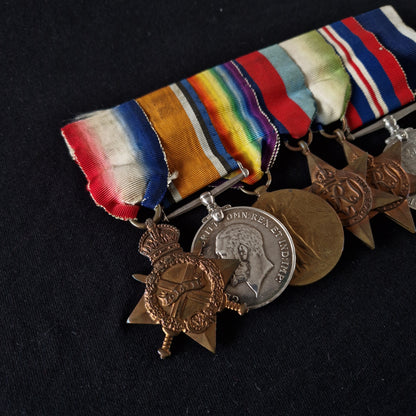 Royal Navy - HMS Comorin 1941 Survivor - WW1 and WW2 Long Service Medal Group - Bognor