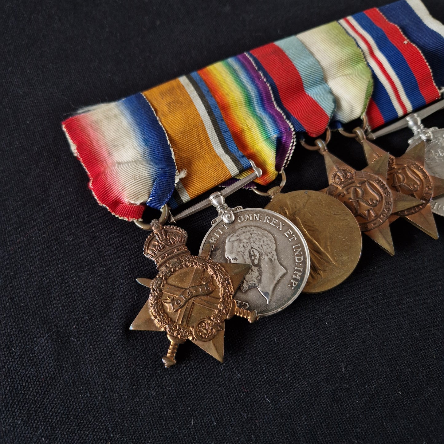 Royal Navy - HMS Comorin 1941 Survivor - WW1 and WW2 Long Service Medal Group - Bognor