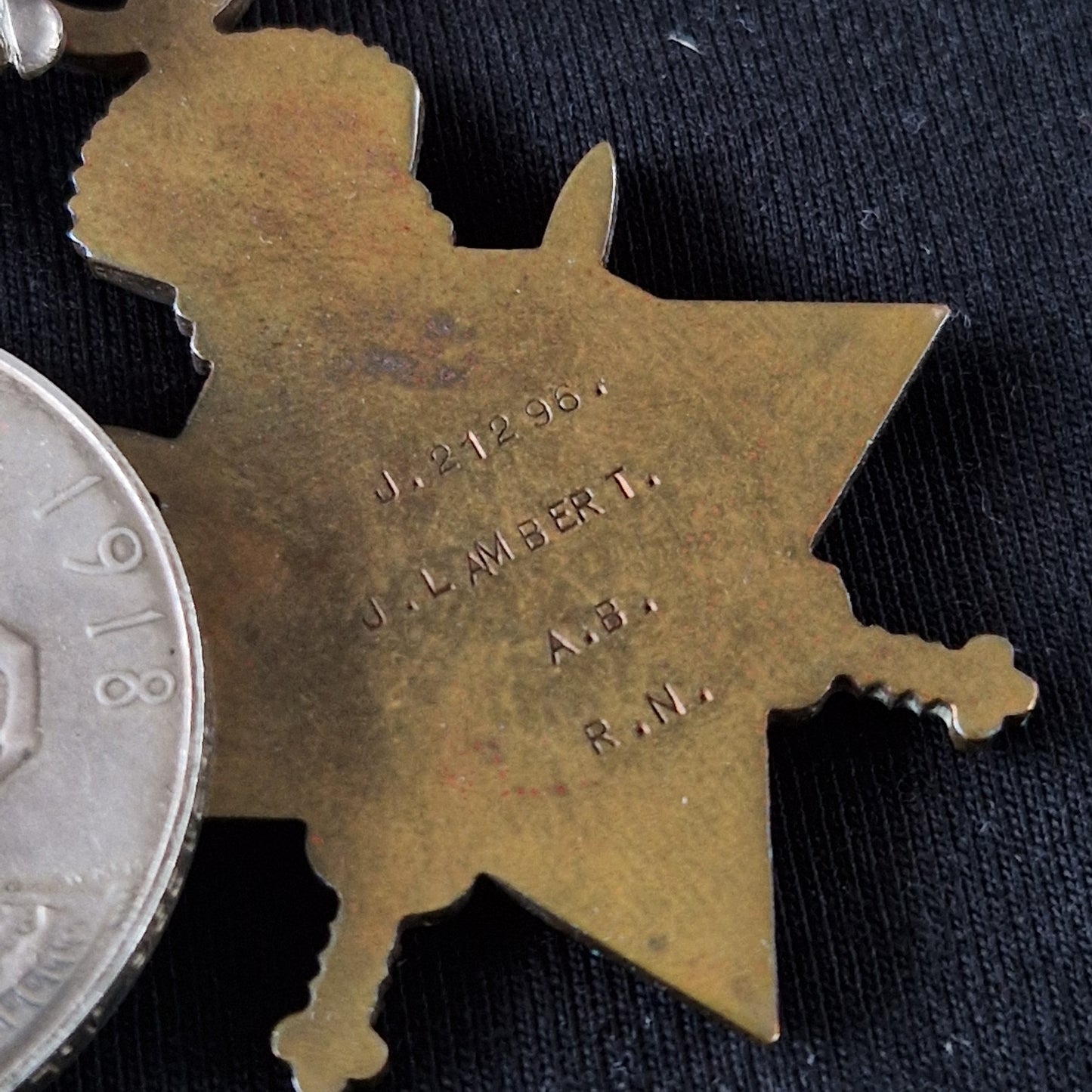 Royal Navy - HMS Comorin 1941 Survivor - WW1 and WW2 Long Service Medal Group - Bognor