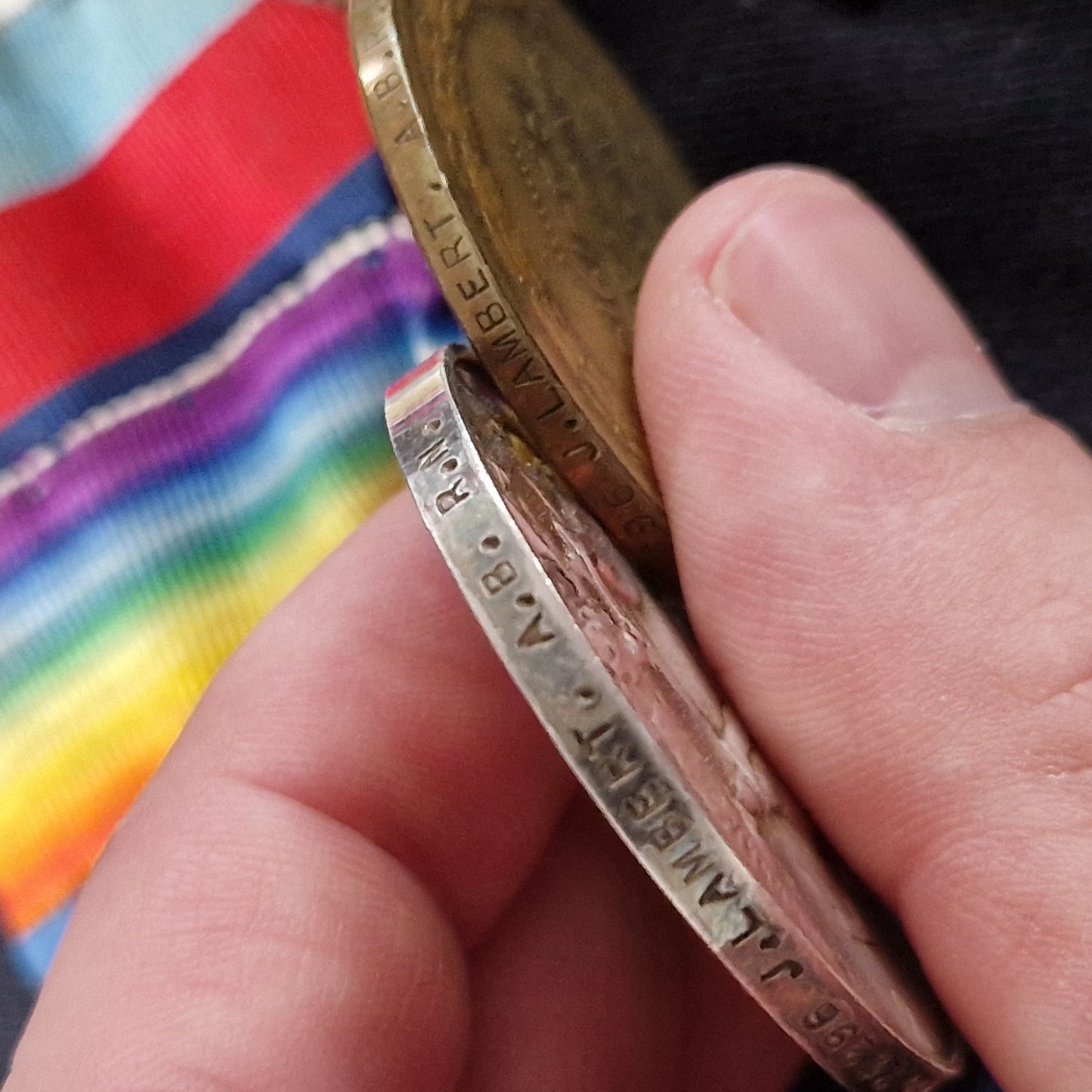 Royal Navy - HMS Comorin 1941 Survivor - WW1 and WW2 Long Service Medal Group - Bognor