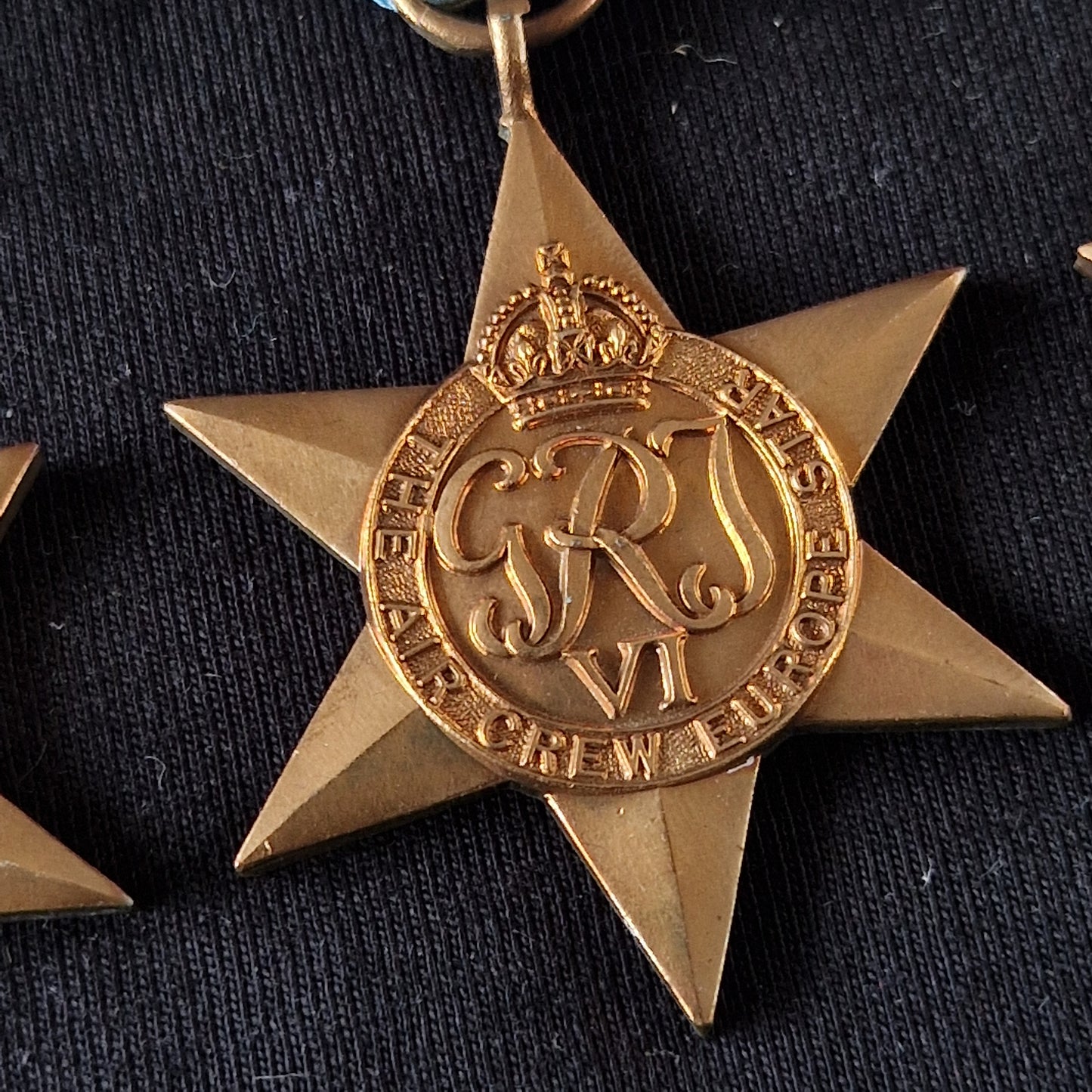 WW2 British Air Crew Europe Star Medal Group of 4 - Royal Air Force RAF