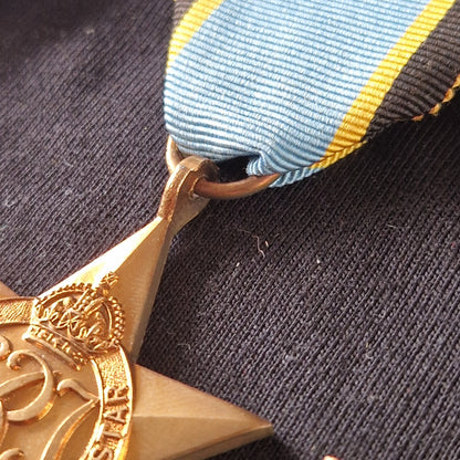 WW2 British Air Crew Europe Star Medal Group of 4 - Royal Air Force RAF