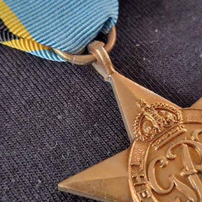 WW2 British Air Crew Europe Star Medal Group of 4 - Royal Air Force RAF