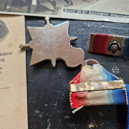 1st Seaforth Highlanders - Bandsman Saxophone Player - WW1 Medal Group Long Service - Home Guard WW2