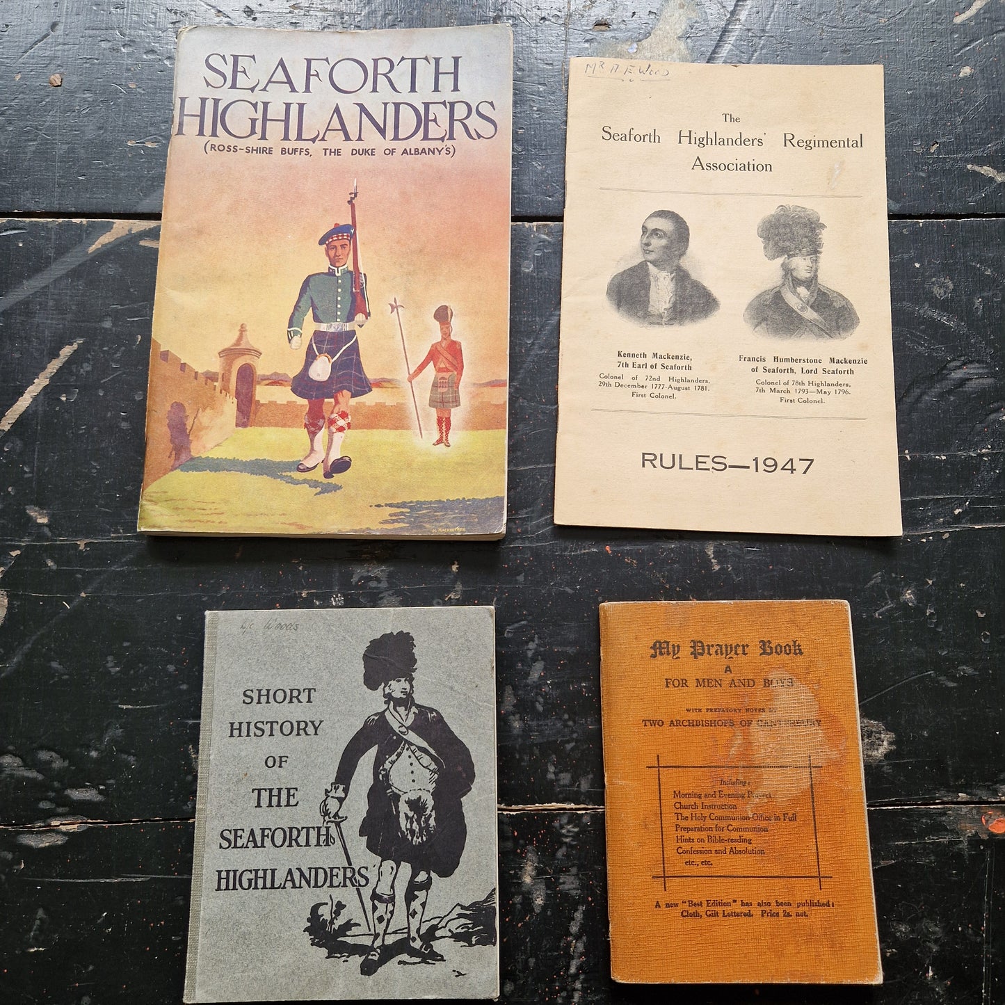 1st Seaforth Highlanders - Bandsman Saxophone Player - WW1 Medal Group Long Service - Home Guard WW2