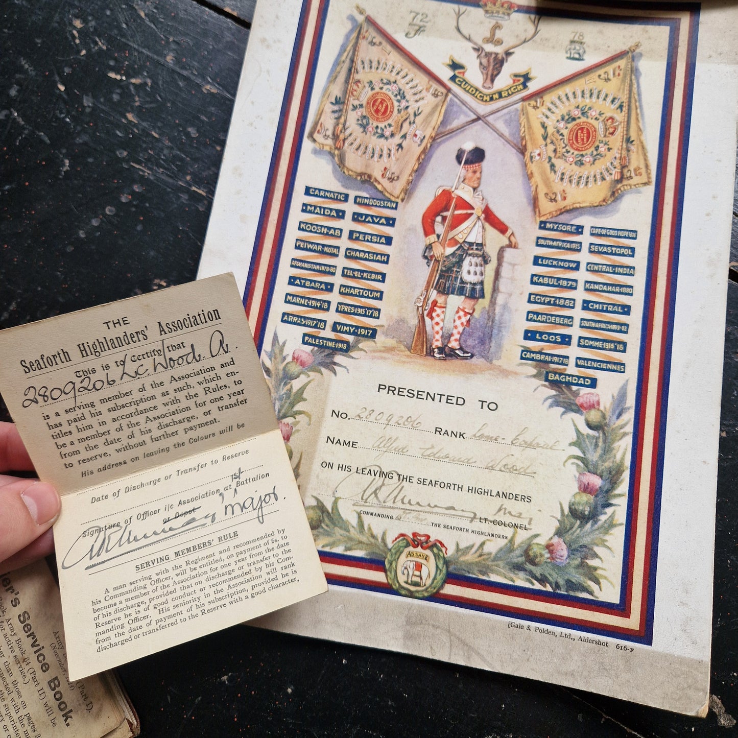 1st Seaforth Highlanders - Bandsman Saxophone Player - WW1 Medal Group Long Service - Home Guard WW2