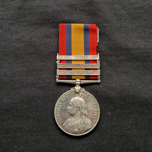 Black Watch (Royal Highlanders) - Queen's South Africa Medal - Kirkcaldy