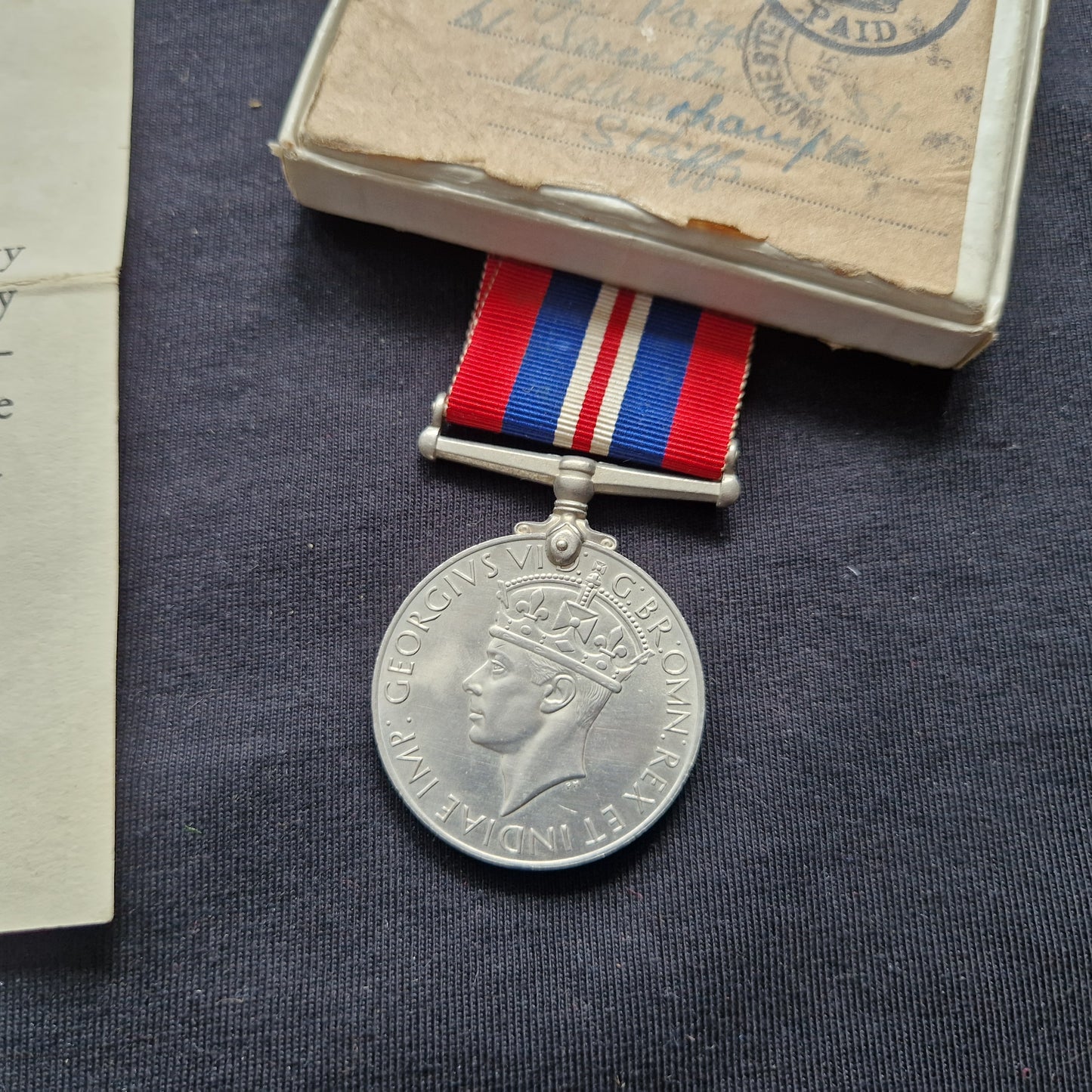 Husband & Wife - Boxed WW2 British Medals - Royal Navy & ATS - Wolverhampton
