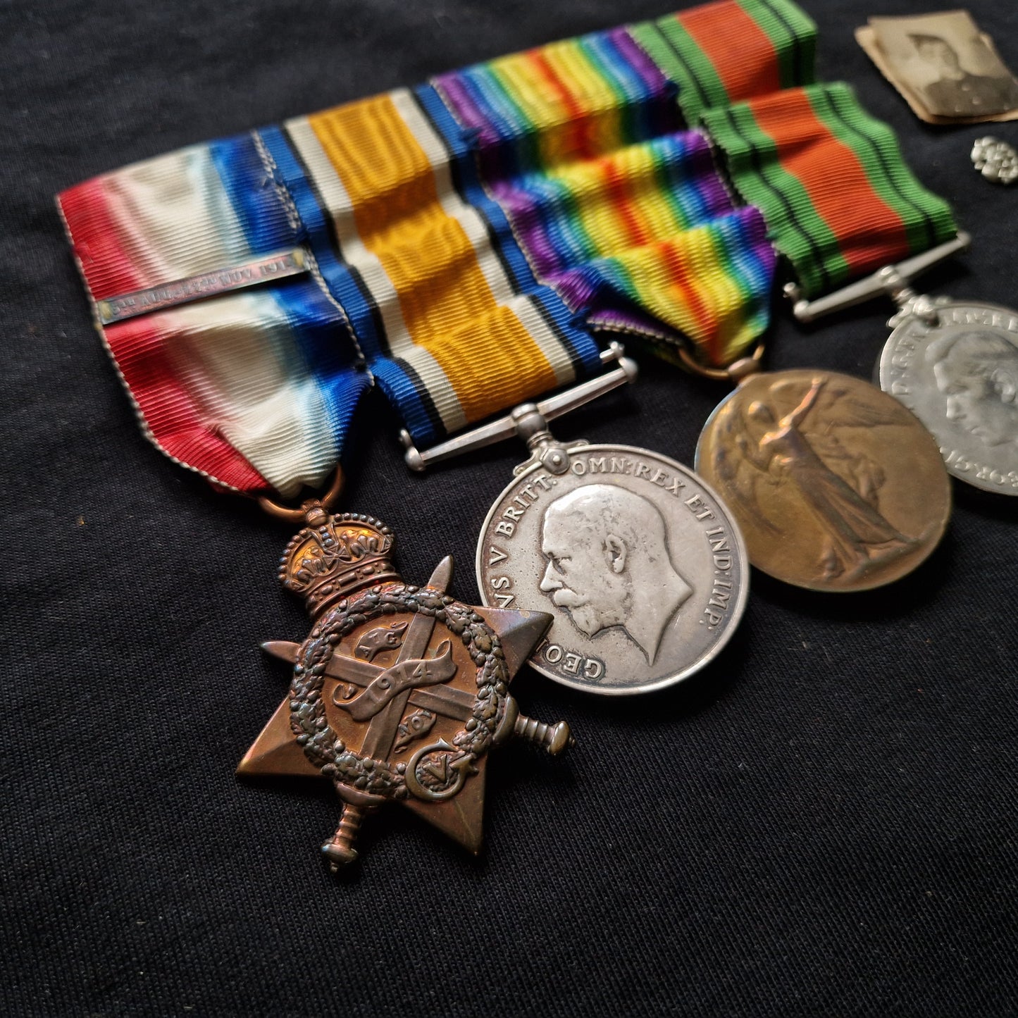 Border Regiment - POW Ypres 1914 - WW1 1914 Mons Star Medal Group - Fire Guard WW2 – From London