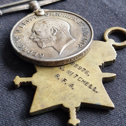 Royal Field Artillery - WW1 Medals - Rodley Leeds - Late West Riding Regiment - Victory Medal Returned