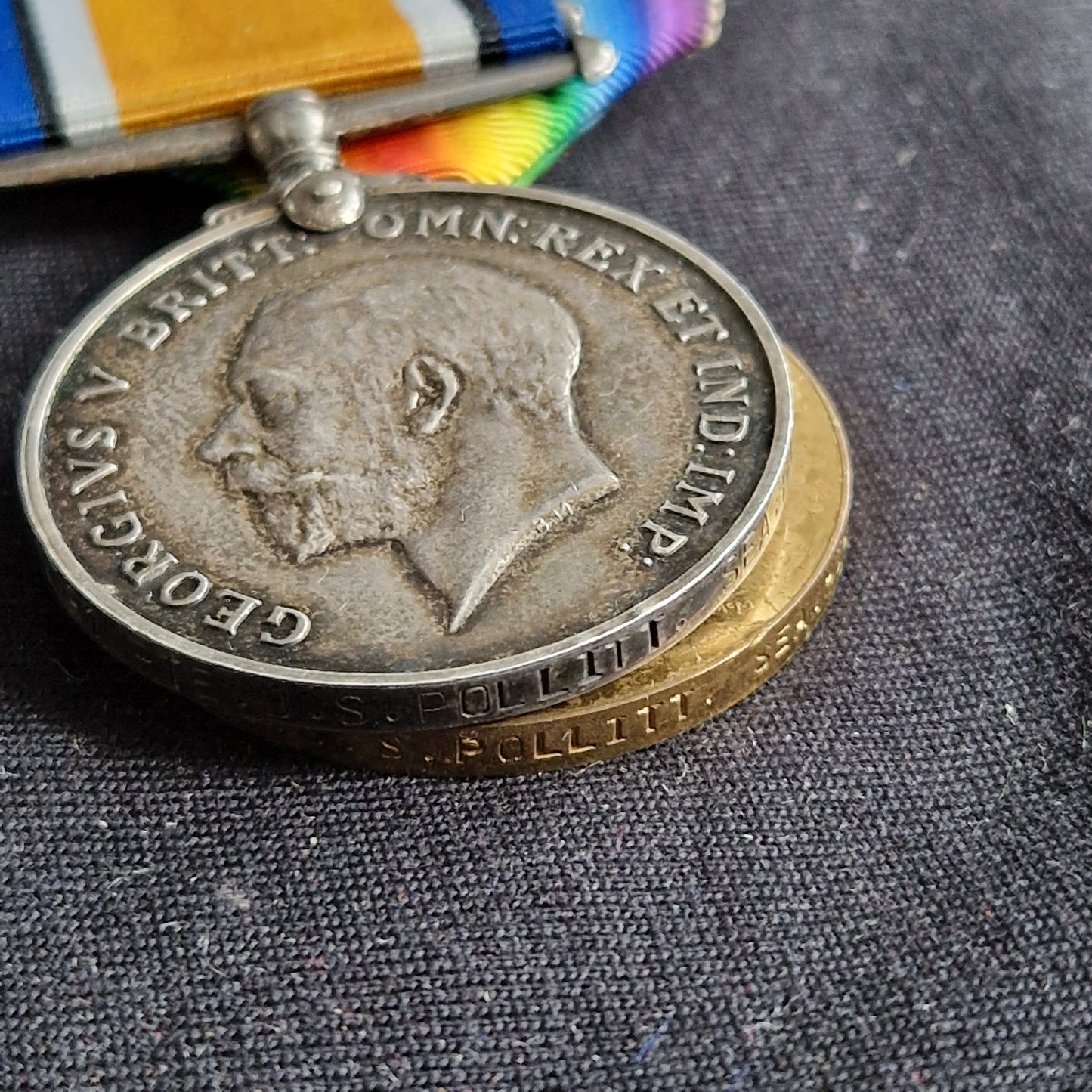 Seaforth Highlanders - POW Prisoner of War Delville Wood Somme 1916 - WW1 Medal Pair - Pendleton