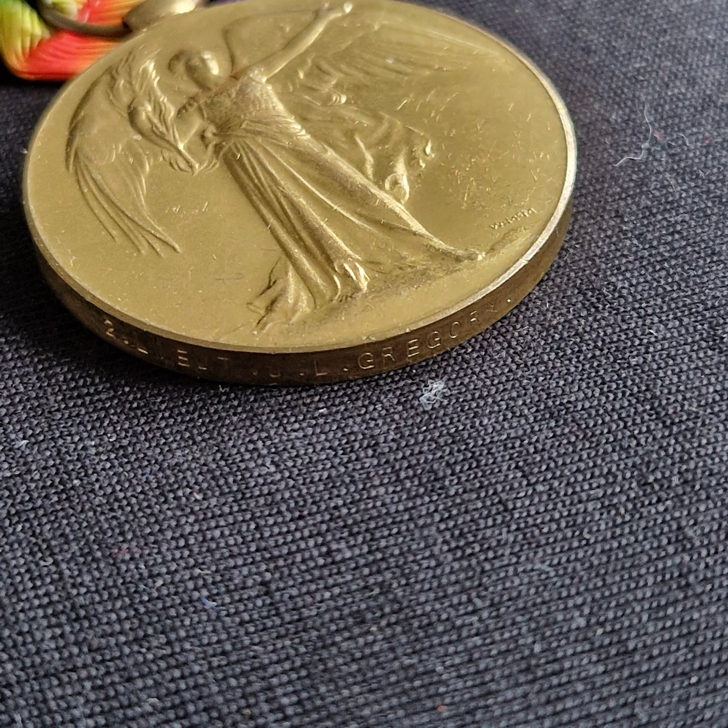 Yorkshire Regiment Officer - Killed in Action Ypres 1917 - Attd RE - WW1 Victory Medal - From Bradford