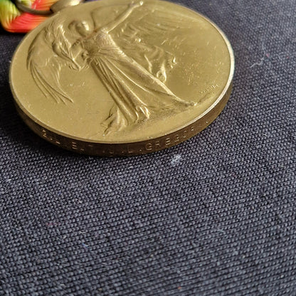 Yorkshire Regiment Officer - Killed in Action Ypres 1917 - Attd RE - WW1 Victory Medal - From Bradford