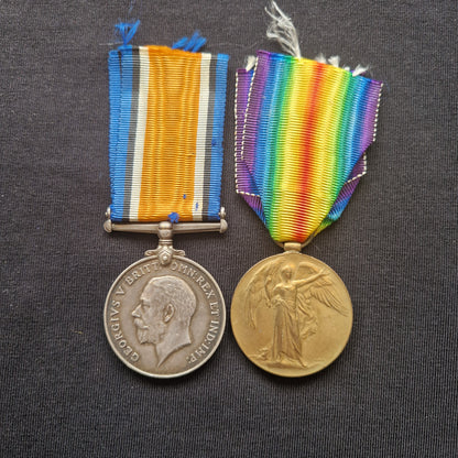 Argyll & Sutherland Highlanders - Killed in Action Somme 1916 Capture of Morval - WW1 Medal Pair - From Paisley