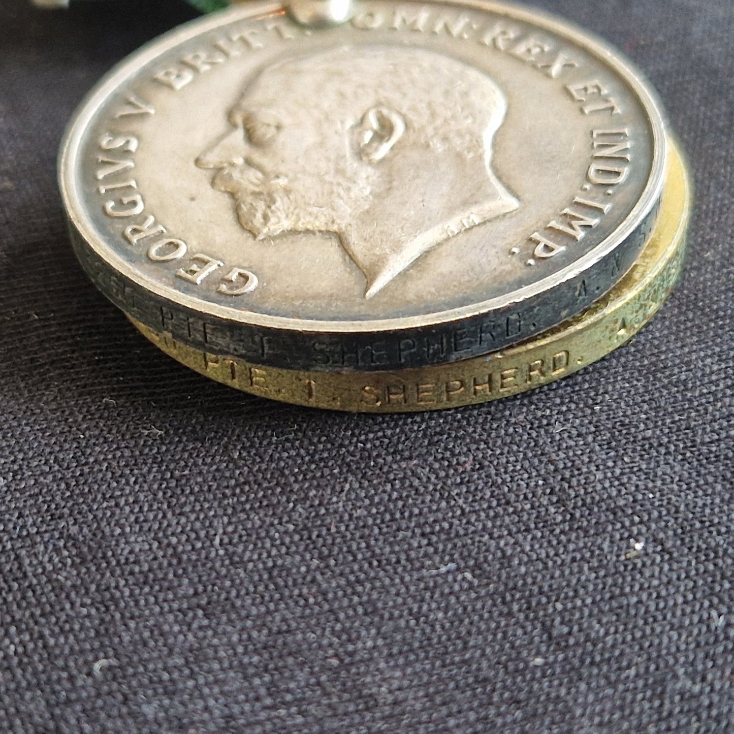 Argyll & Sutherland Highlanders - Killed in Action 1918 - WW1 Medal Pair - From Hamilton