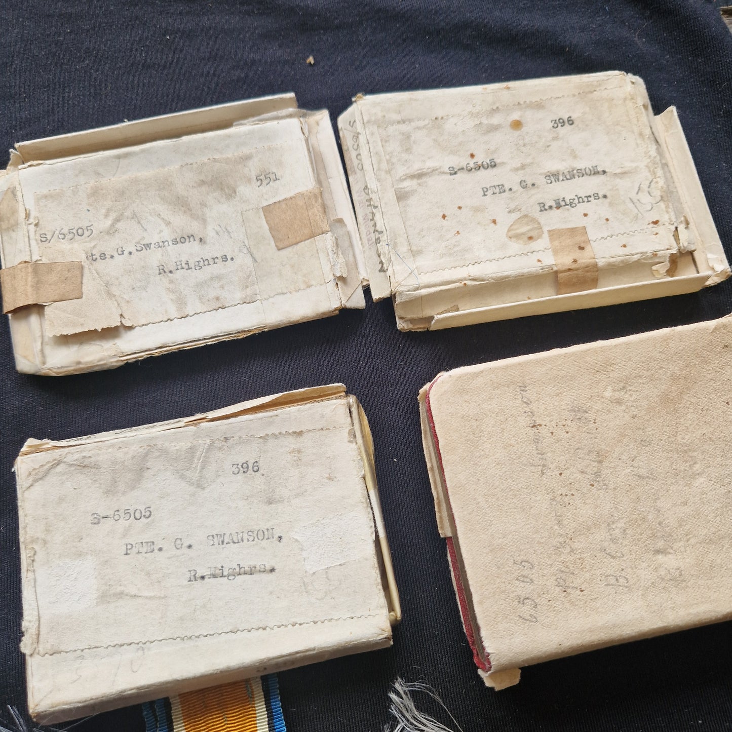 Black Watch (Royal Highlanders) - WW1 Medal Trio and Soldier's Pocket Bible