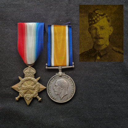6th Bn. Seaforth Highlanders - Killed in Action Festubert 1915 - WW1 Medals - From Dyke, Forres, Morayshire