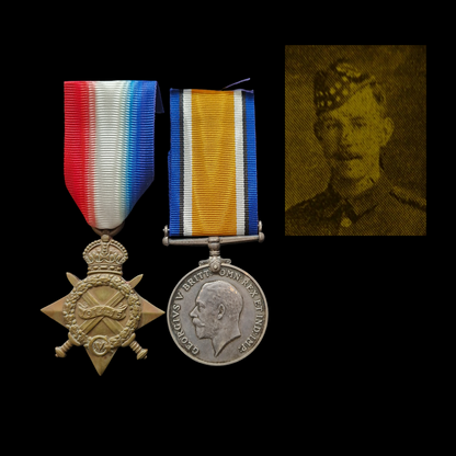6th Seaforth Highlanders KIA Festubert 1915 WW1 Medals Dyke, Forres, Morayshire