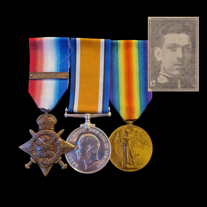 Scots Guards - Killed in Action 1914 - Mons 1914 Star Medal Trio - From Aberdeen