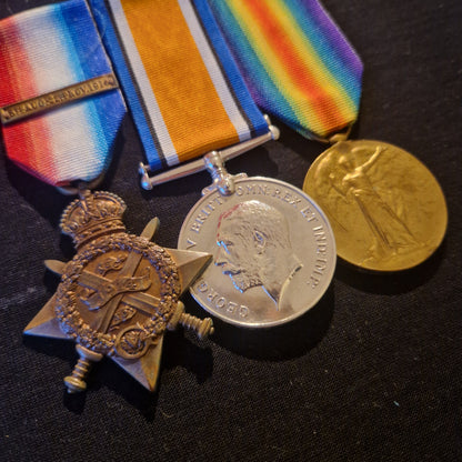 Scots Guards - Killed in Action 1914 - Mons 1914 Star Medal Trio - From Aberdeen