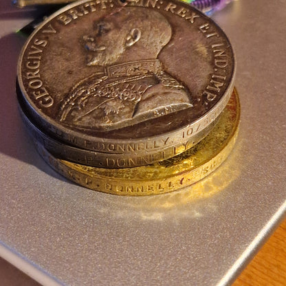 Scottish Rifles (Cameronians) - WW1 Military Medal Gallantry Group - From Paisley - Possibly POW