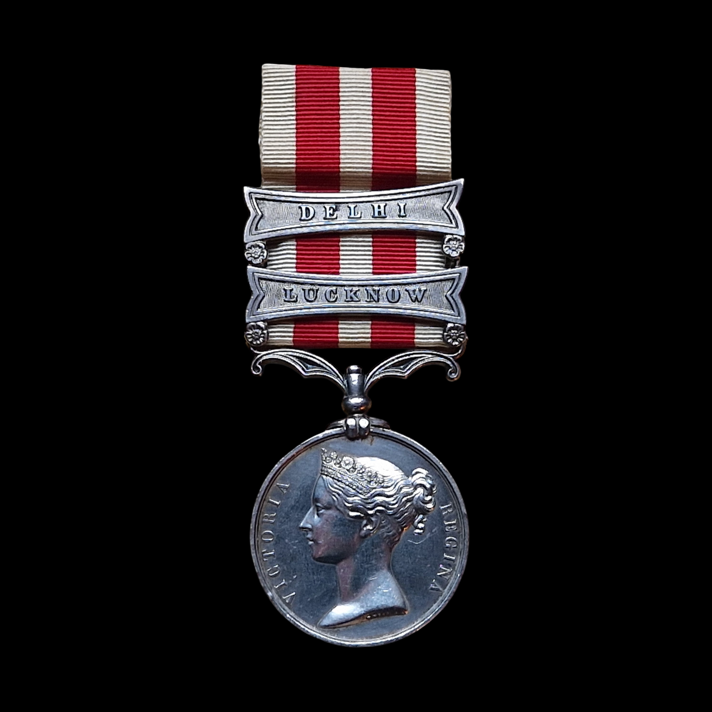 Indian Mutiny Medal 75th Stirlingshire Regiment DIED OF WOUNDS AT DELHI 1857