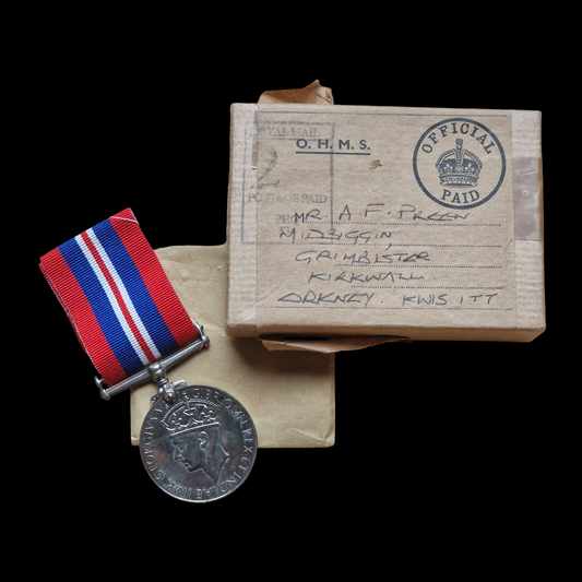 Royal Signals WW2 British War Medal Corporal From Orkney Scotland