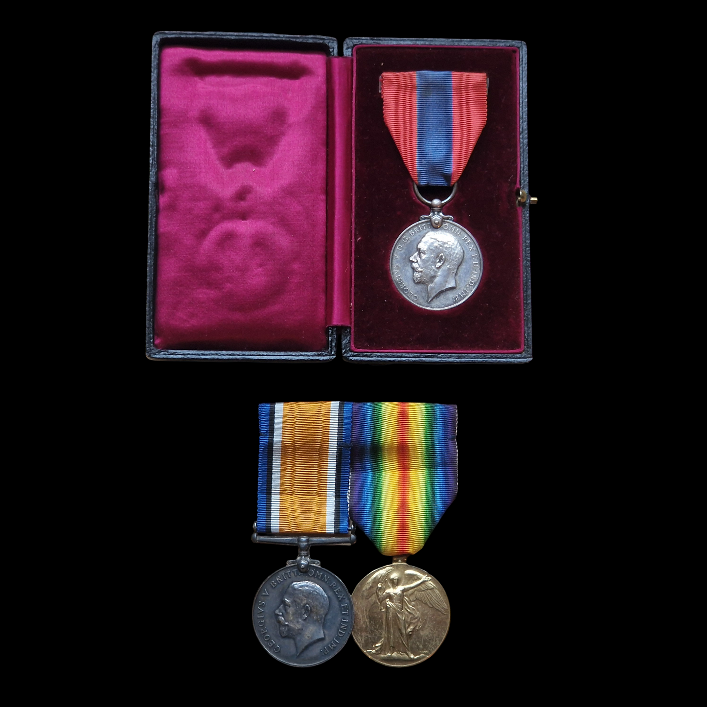Royal Engineers Died German East Africa 1917 (Tanzania) WW1 Medals Father's ISM