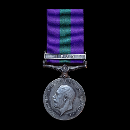 32nd Lancers British Indian Cavalry Iraq General Service Medal Sowar Singh