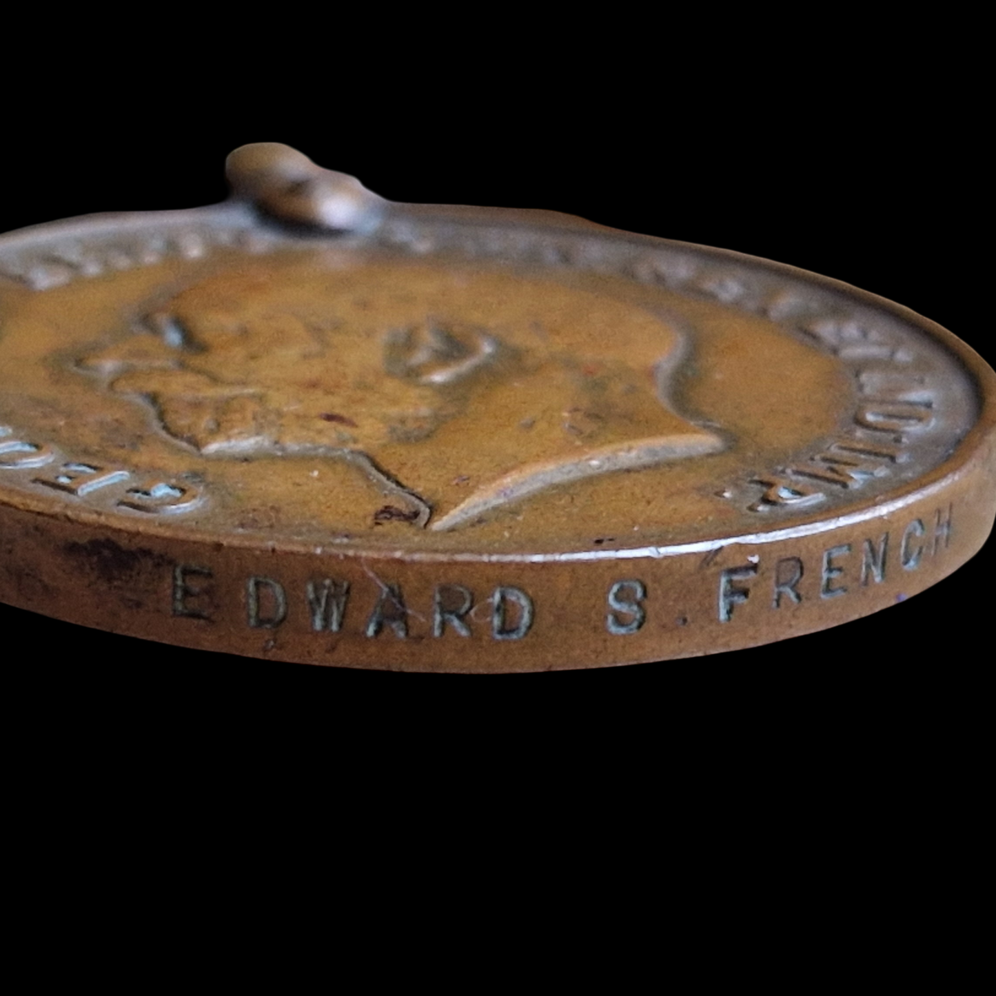 Lusitania Casualty Died 7th May 1915 WW1 Mercantile Marine Medal Fireman French from Liverpool