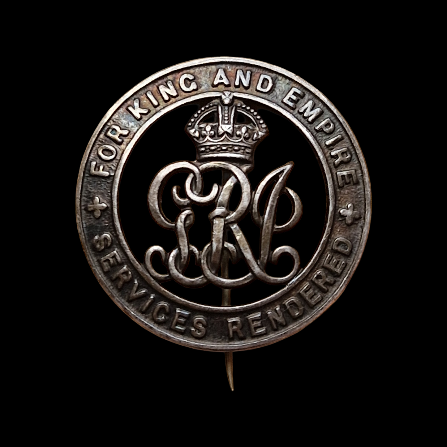 Tank Corps WW1 British Silver War Badge Doncaster
