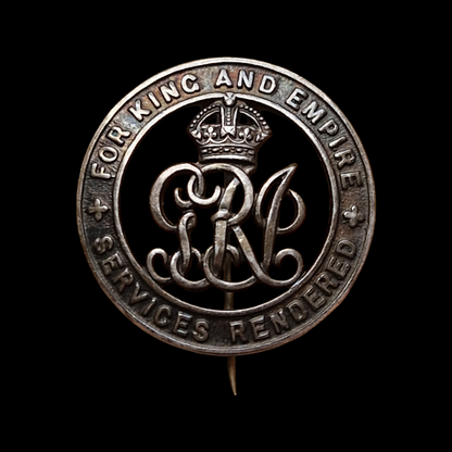 Tank Corps WW1 British Silver War Badge Doncaster