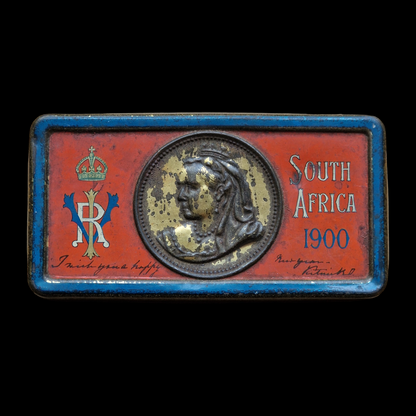 Boer War Queen Victoria 1900 Christmas Chocolate Tin – Original Gift to Troops in South Africa