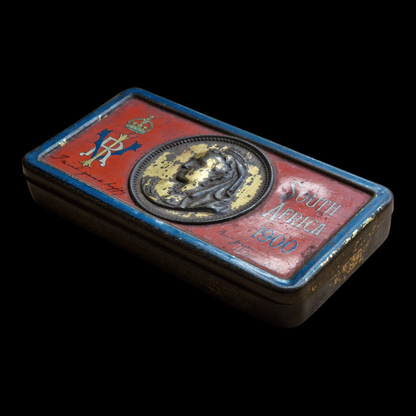 Boer War Queen Victoria 1900 Christmas Chocolate Tin – Original Gift to Troops in South Africa