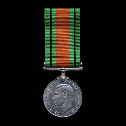 WW2 Home Guard British Defence Medal Certificate Shoulder Title Home Front