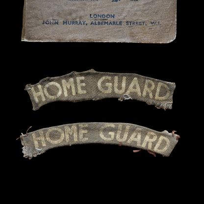 WW2 Home Guard British Defence Medal Certificate Shoulder Title Home Front