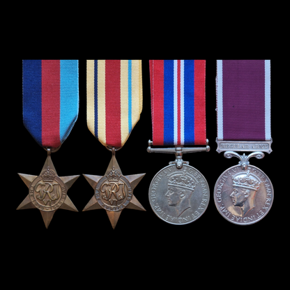 East Yorkshire Regiment POW North Africa 1942 WW2 Medal Group Long Service Company Sergeant Major