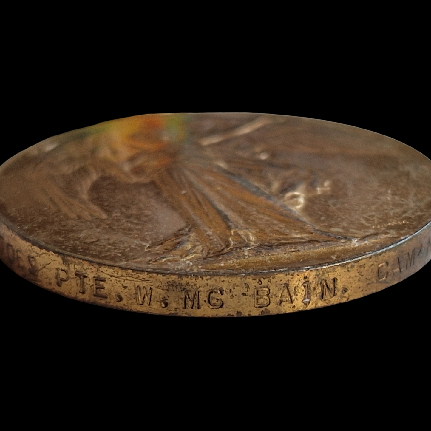 Cameron Highlanders KIA Second Ypres 1915 WW1 Victory Medal from Ardclach Nairn