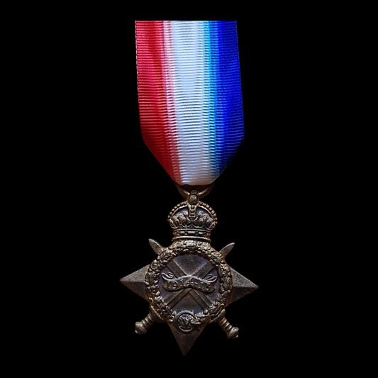 King's Royal Rifle Corps POW 1918 Late Field Bakery ASC WW1 1914-15 Star Medal