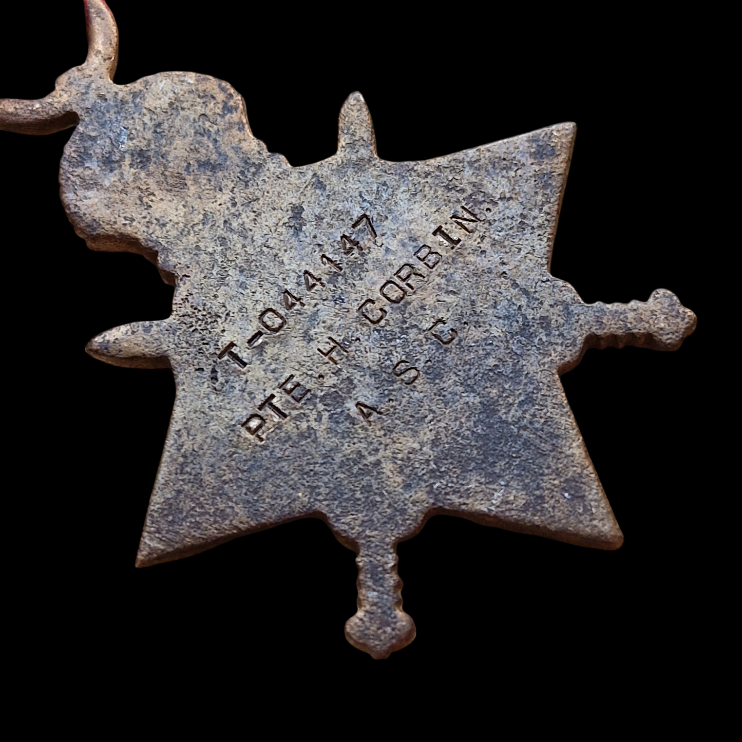 King's Royal Rifle Corps POW 1918 Late Field Bakery ASC WW1 1914-15 Star Medal