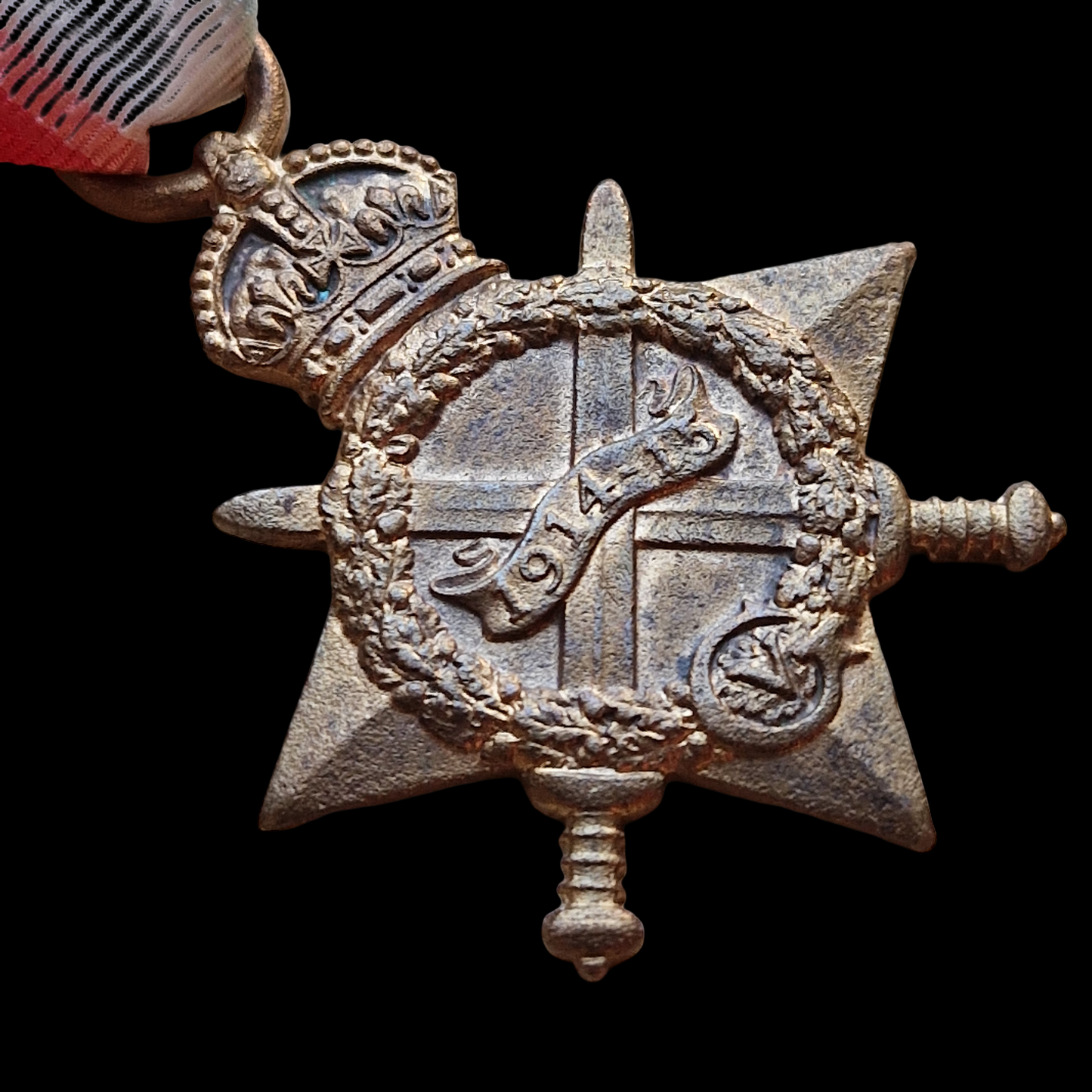 King's Royal Rifle Corps POW 1918 Late Field Bakery ASC WW1 1914-15 Star Medal