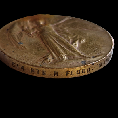 Manchester Regiment WIA 1914 and Twice More WW1 Victory Medal From Manchester