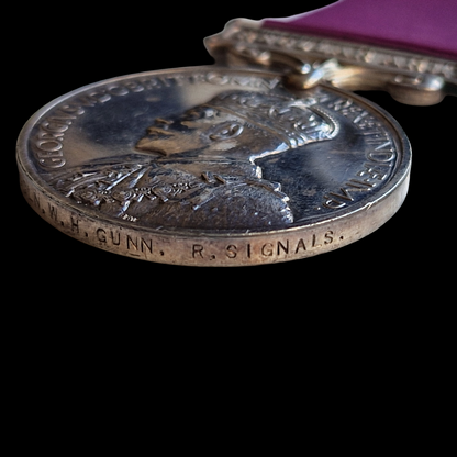 Royal Corps of Signals Long Service & Good Conduct Medal WW2 Service Fulham