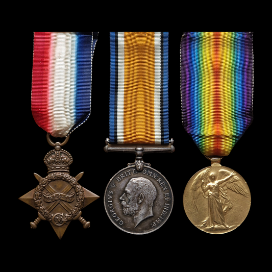 6th Cameron Highlanders POW 1916 British WW1 Medal Trio L/Cpl. Nimmo Edinburgh